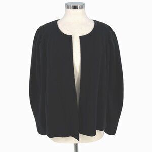 Express Black Puff Sleeve Open Cardigan Sweater Size XL